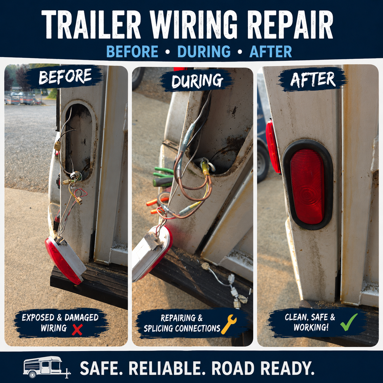 Trailer inspection and maintenance service